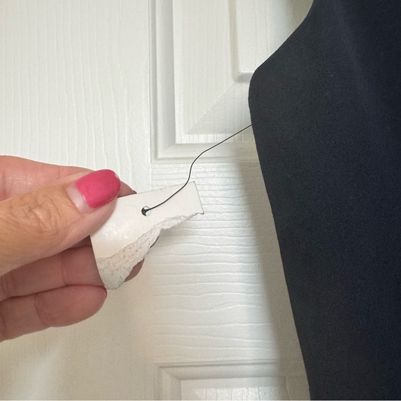 Adrianna Papell Navy Blue Cap Sleeve Sheath Dress NWT - Picture 5 of 8